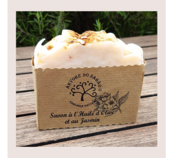 Savon naturel à l'huile d'olive et au jasmin