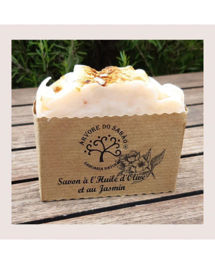 Savon naturel à l'huile d'olive et au jasmin