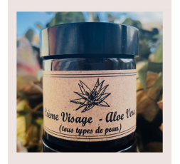 Crème pour le visage à l'aloe vera