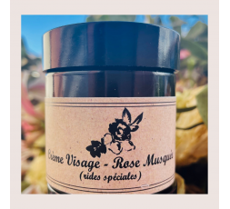 Crème pour le visage à la rose musquée