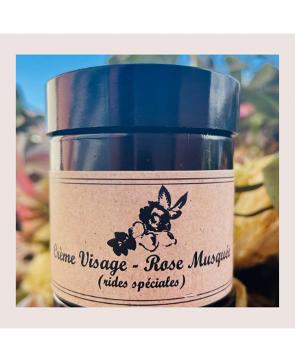 Crème pour le visage à la rose musquée