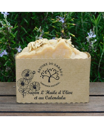 Savon à l'huile d'olive et au calendula